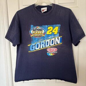 Jeff Gordon Daytona 500, 50 Years. The Great American Race 2008 navy T-Shirt.